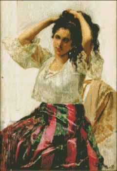 Juan Luna Una Mestiza oil painting image